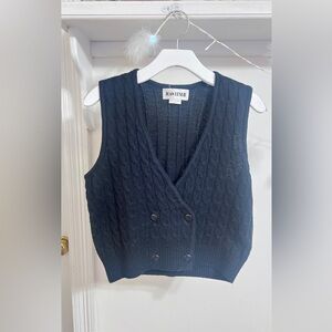 Vintage Joan Leslie Knit Cardigan Vest